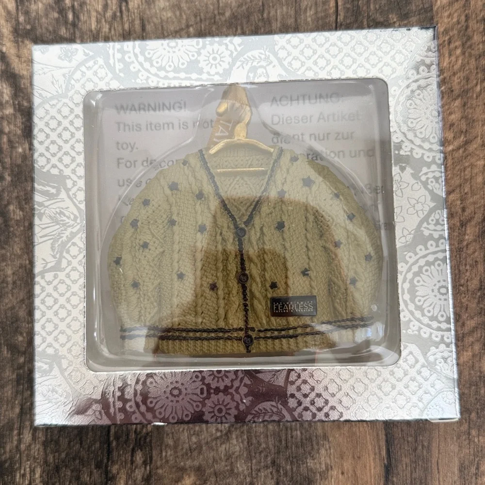 Fearless Cardigan Ornament Taylor Swift Christmas Ornament Holiday Swiftmas Gift
